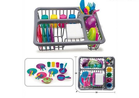 33 Piece Kitchen Play Set – Toys 2 Discover